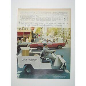 CO BO Railroads City Scene Delivery Truck ADVERT 1960s Vintage Print Ad